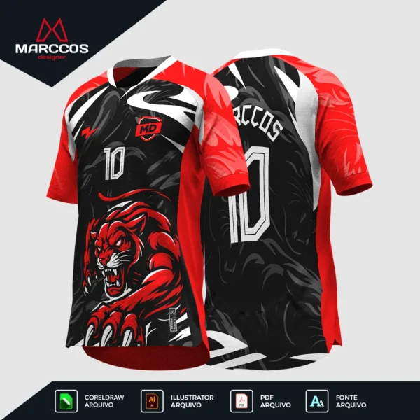 Arte Camisa Interclasse Pantera