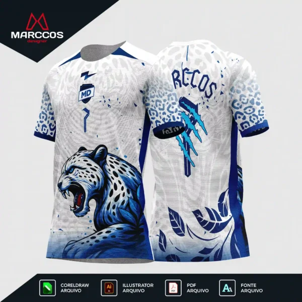 Arte Camisa Interclasse Onça