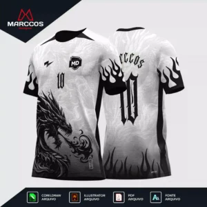 Arte Camisa Interclasse Dragão