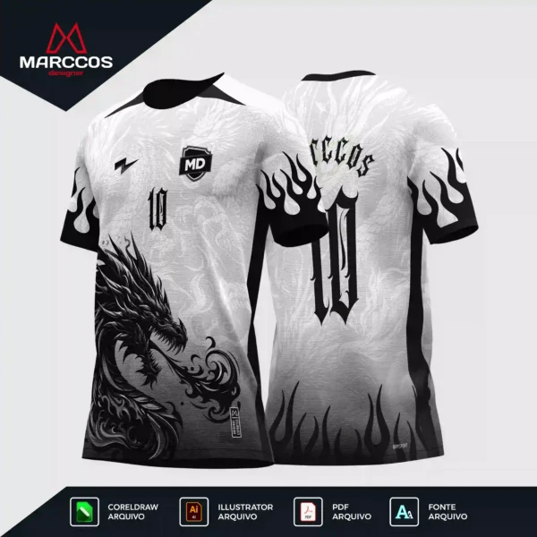 Arte Camisa Interclasse Dragão