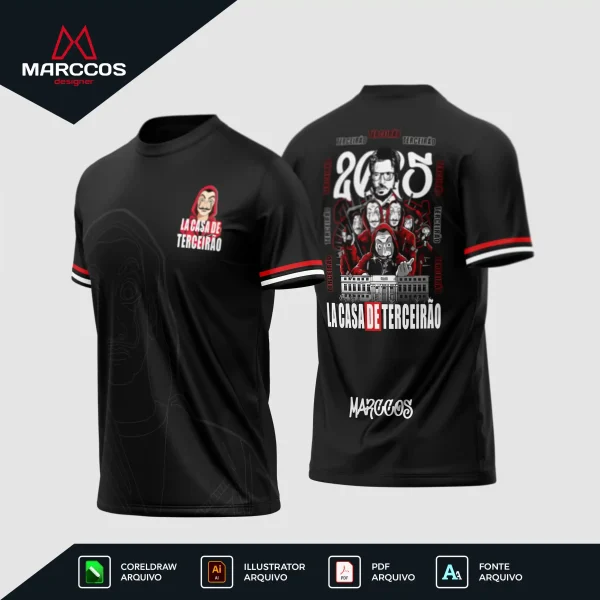 Arte Camisa Terceirão La Casa de Terceirão