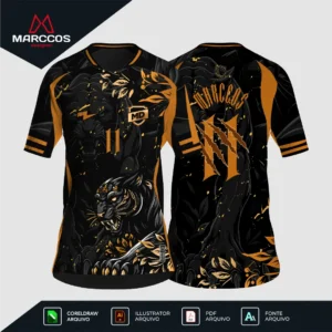 Arte Camisa Interclasse Pantera