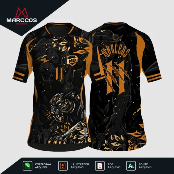Arte Camisa Interclasse Pantera