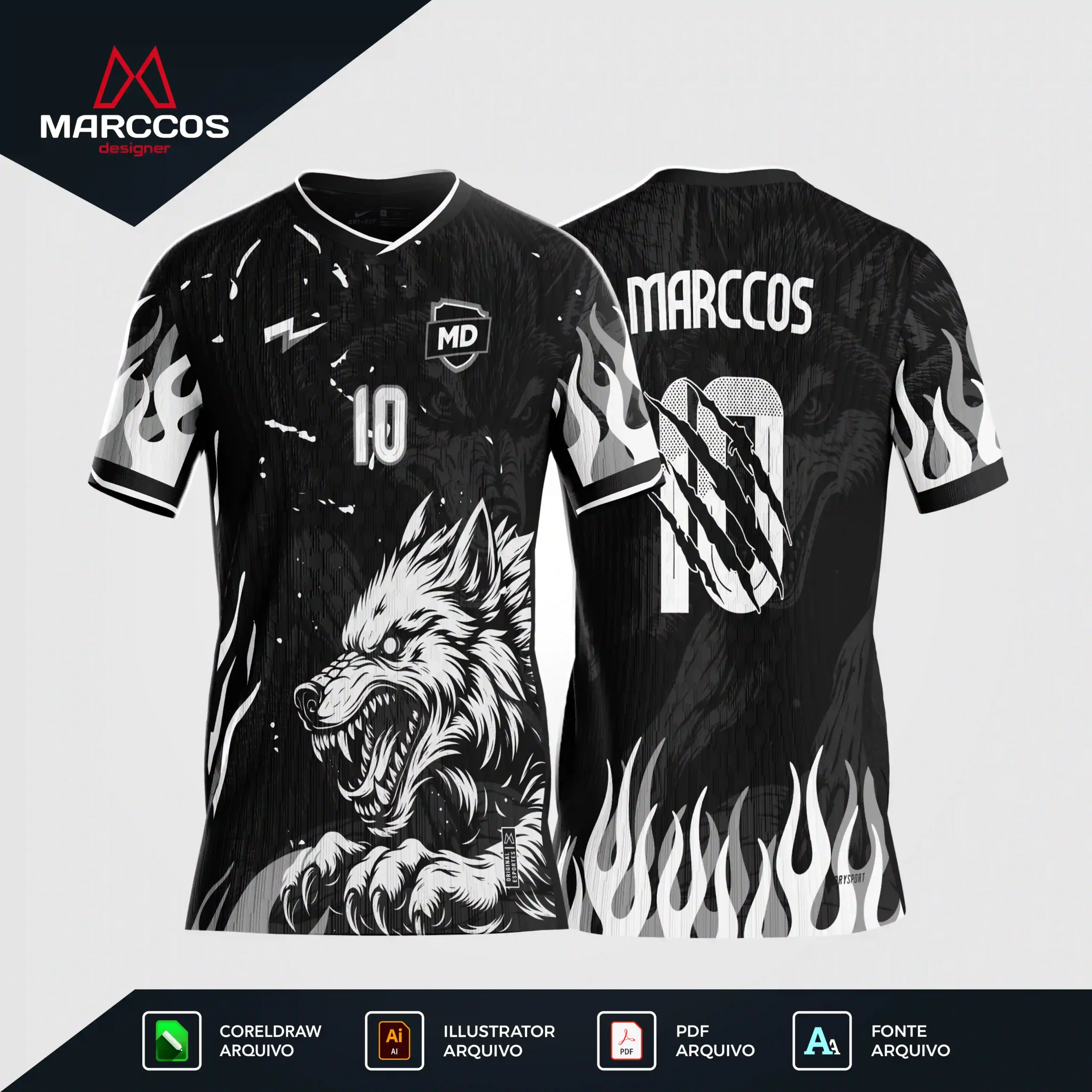 Arte Camisa Interclasse Pantera
