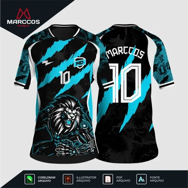 Arte Camisa Interclasse Leão Mecânico