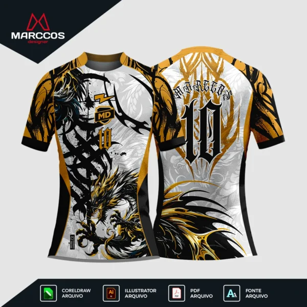 Arte Camisa Interclasse Dragão