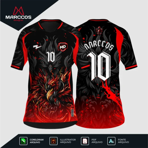 Arte Camisa Interclasse Fênix