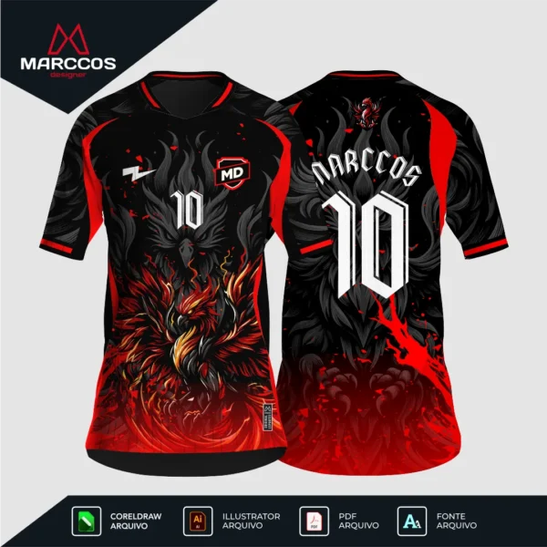 Arte Camisa Interclasse Fênix