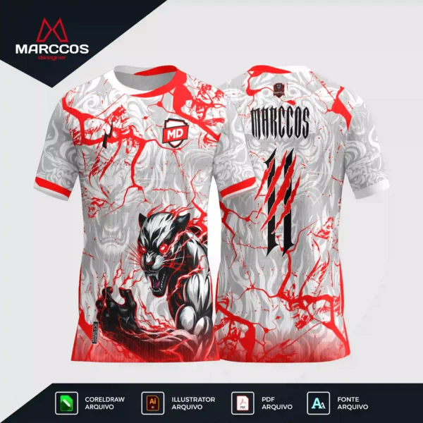 Arte Camisa Interclasse Pantera