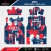 Arte Vetor Camisa PSG Pré-Jogo 2024.2025