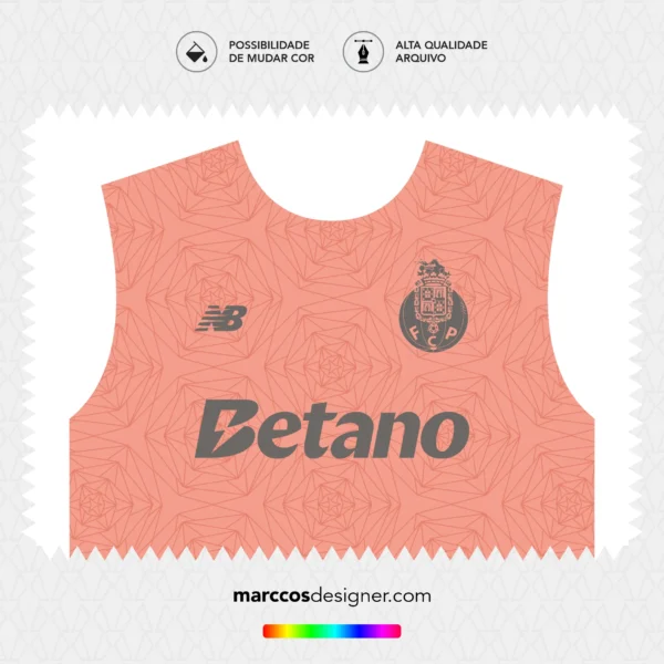 Arte Vetor Camisa Reserva Porto 2025.2026