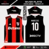 Arte Vetor Camisa River Plate Reserva 2025.2026 Arte Vetor Camisa River Plate Reserva 2025.2026