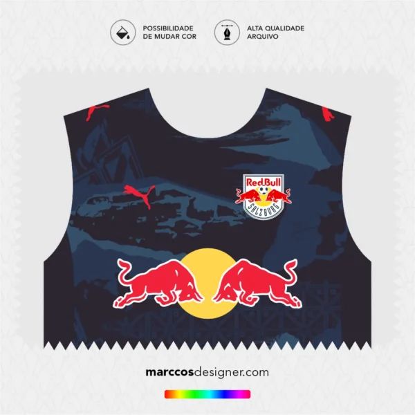Arte Vetor Camisa Salzburg Reserva 2025.2026