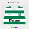 Arte Vetor Camisa Sporting Titular 2025.2026 Arte Vetor Camisa Sporting Titular 2025.2026