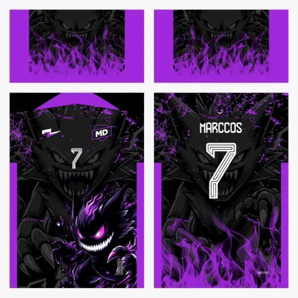 Arte Camisa Interclasse Gengar
