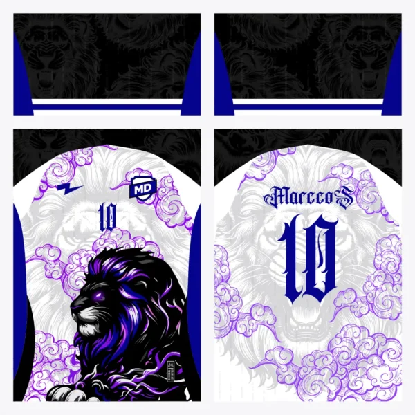 Arte Camisa Interclasse Leão Lavender - 0228