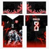 Arte Camisa Interclasse Onça