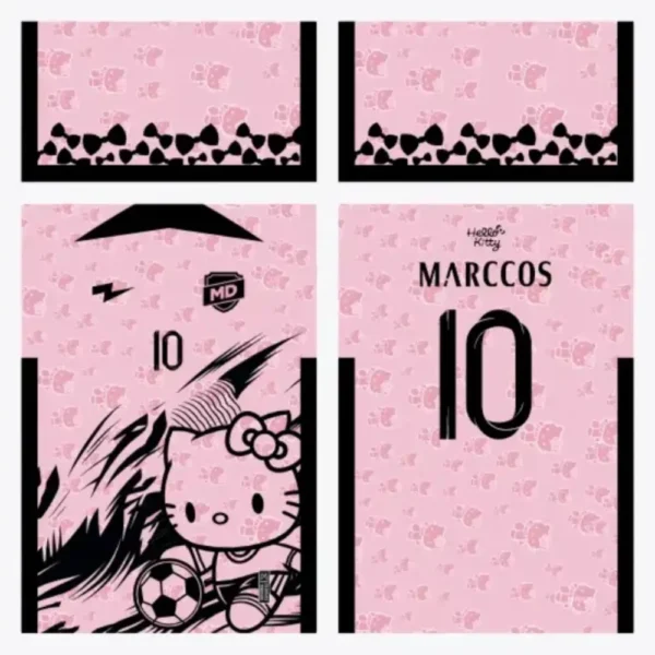 Arte Camisa Interclasse Hello Kitty