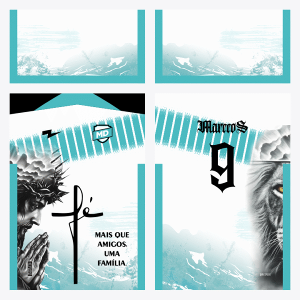Arte Camisa Interclasse Cristo