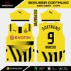 Arte Vetor Camisa Borussia Dortmund Copa 2024.2025 Arte Vetor Camisa Borussia Dortmund Copa 2024.2025
