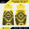 Arte Vetor Camisa Borussia Dortmund Pré-Jogo 2024.2025 Arte Vetor Camisa Borussia Dortmund Pré-Jogo 2024.2025
