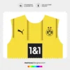 Arte Vetor Camisa Borussia Dortmund Titular 2024.2025 Arte Vetor Camisa Borussia Dortmund Titular 2024.2025
