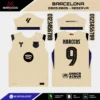 Arte Vetor Camisa Barcelona Reserva 2025.2026