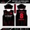 Arte Vetor Camisa Bayer Leverkusen Titular 2025.2026 Arte Vetor Camisa Bayer Leverkusen Titular 2025.2026