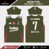 Arte Vetor Quarta Camisa Besiktas 2024.2025