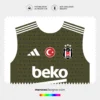 Arte Vetor Quarta Camisa Besiktas 2024.2025
