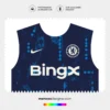 Arte Vetor Camisa Chelsea Pré-Jogo 2024.2025