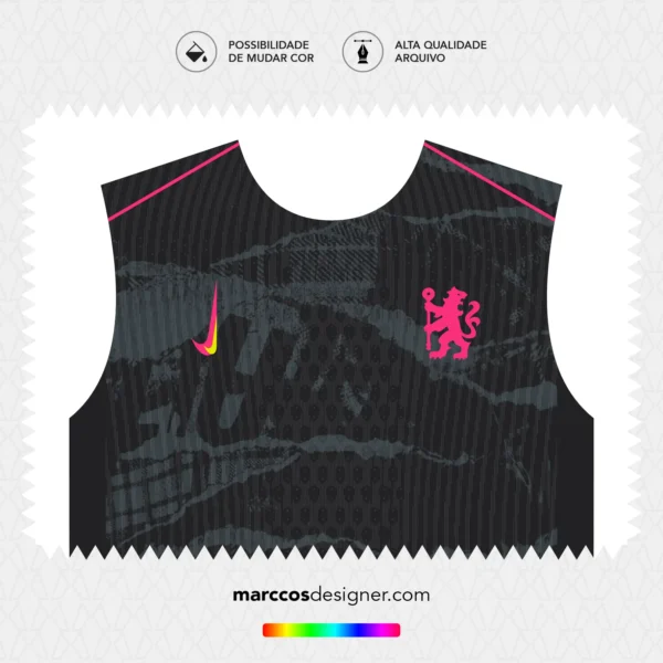 Arte Terceira Camisa Chelsea 2024.2025