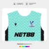 Arte Vetor Camisa Crystal Palace Goleiro 2024.2025 Arte Vetor Camisa Crystal Palace Goleiro 2024.2025