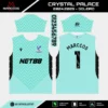 Arte Vetor Camisa Crystal Palace Goleiro 2024.2025 Arte Vetor Camisa Crystal Palace Goleiro 2024.2025