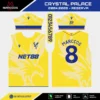 Arte Vetor Camisa Crystal Palace Reserva 2024.2025 Arte Vetor Camisa Crystal Palace Reserva 2024.2025
