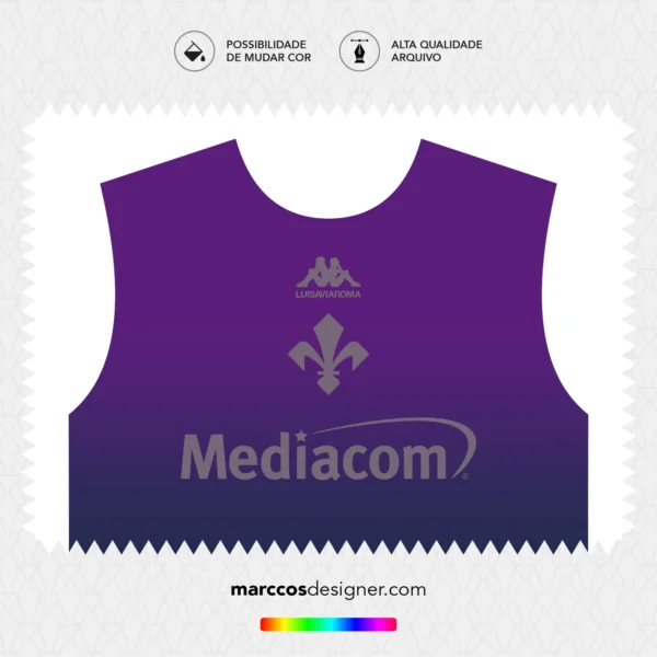 Arte Vetor Quarta Camisa Fiorentina 2024.2025