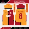 Arte Vetor Camisa Galatasaray Titular 2024.2025 Arte Vetor Camisa Galatasaray Titular 2024.2025