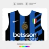 Arte Vetor Camisa Inter de Milan Titular 2024.2025 Arte Vetor Camisa Inter de Milan Titular 2024.2025