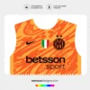 Arte Vetor Camisa Inter de Milan Goleiro IV 2024.2025 Arte Vetor Camisa Inter de Milan Goleiro IV 2024.2025