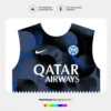 Arte Vetor Camisa Inter de Milan Pré-Jogo 2024.2025