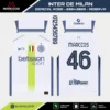 Arte Vetor Camisa Inter de Milan Reserva Especial Rossi 2024.2025 Arte Vetor Camisa Inter de Milan Reserva Especial Rossi 2024.2025