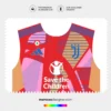 Arte Vetor Camisa Juventus Goleiro 2024.2025 Arte Vetor Camisa Juventus Goleiro 2024.2025