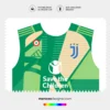 Arte Vetor Camisa Juventus Goleiro II 2024.2025 Arte Vetor Camisa Juventus Goleiro II 2024.2025