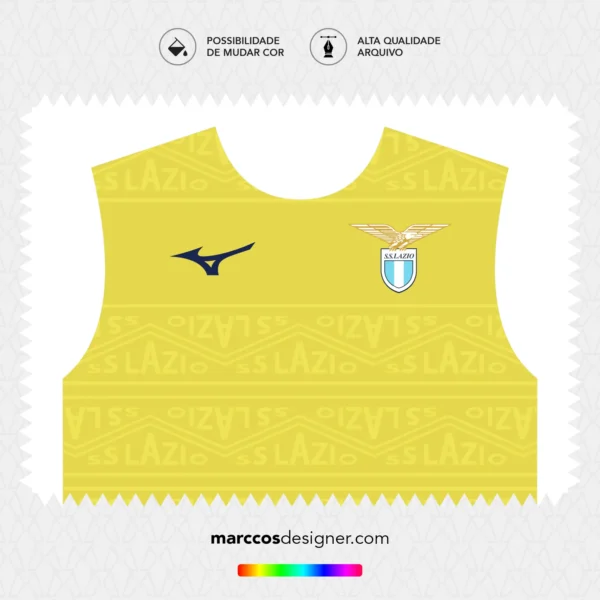 Arte Vetor Camisa Lazio Reserva 2024.2025