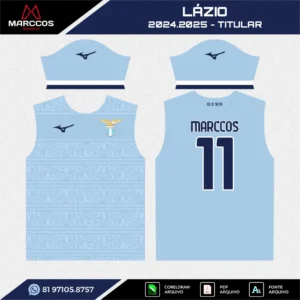 Arte Vetor Camisa Lazio Titular 2024.2025