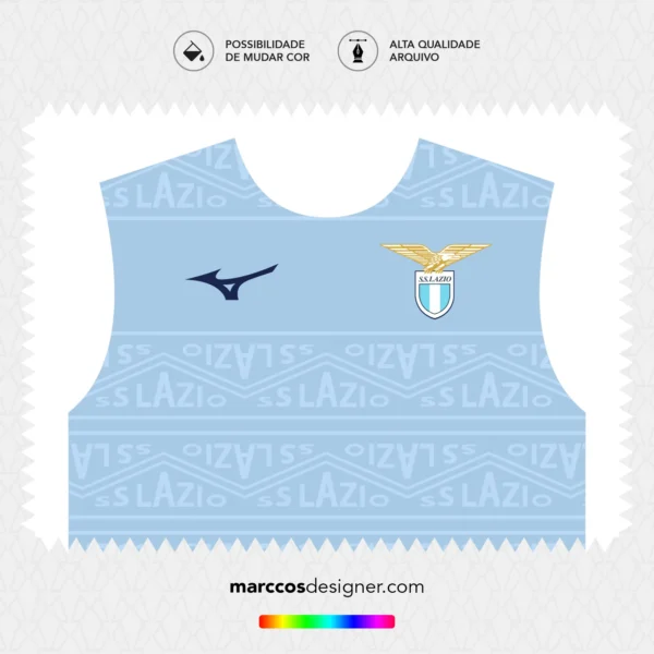 Arte Vetor Camisa Lazio Titular 2024.2025
