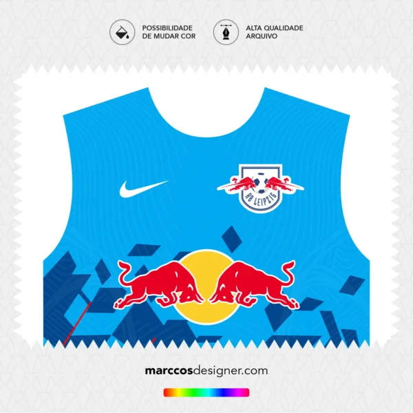 Arte Vetor Terceira Camisa RB Leipzig 2023.2024