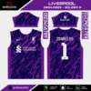 Arte Vetor Camisa Liverpool Goleiro 2024.2025 Arte Vetor Camisa Liverpool Goleiro 2024.2025