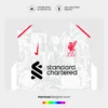 Arte Vetor Terceira Camisa Liverpool 2024.2025