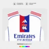 Arte Vetor Camisa Lyon Titular 2025.2026
